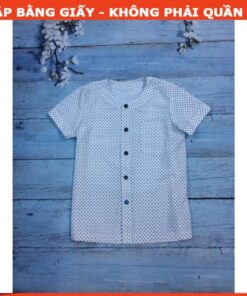 Rập áo sơ mi tay ngắn bé trai mã R290