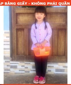 Rập giấy A0 mã R468 - bộ bà ba cổ tròn cho bé