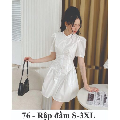 Rập giấy A0 mã 76 - đầm sơ mi