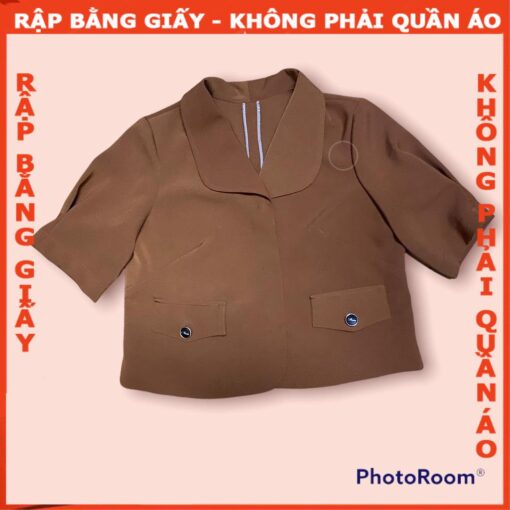 Rập giấy A0 set áo cổ én mã 1389 - Hình ảnh 5