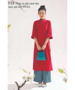 Alternative view of Rập giấy A0 áo dài may gài nút mã T53