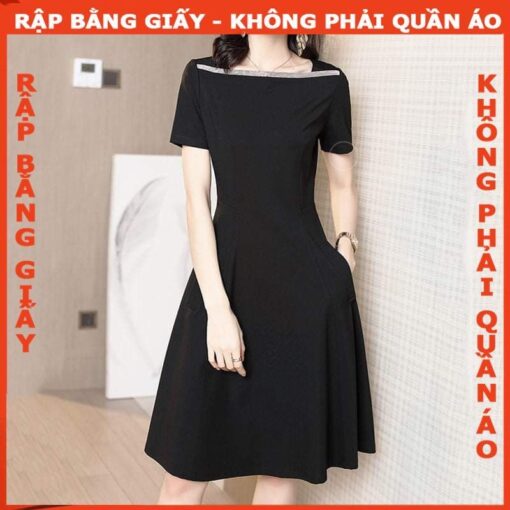 Rập giấy A0  mã 1413- đầm đen
