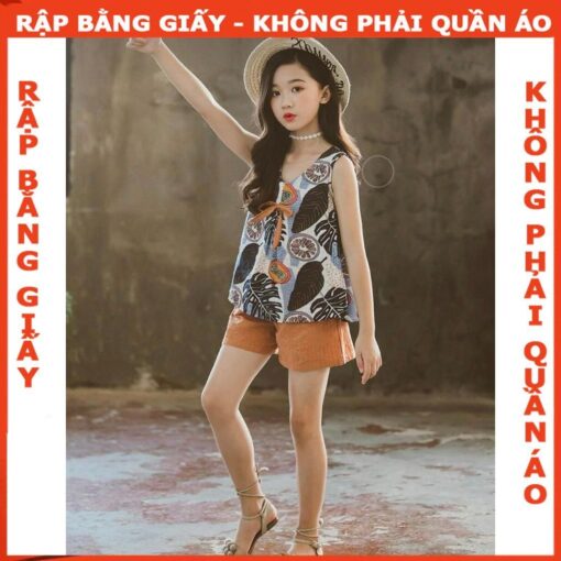 Rập giấy A0 bộ bé gái mã R482