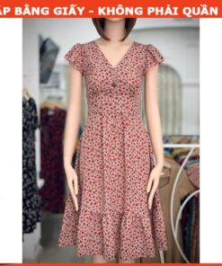 Rập giấy A0 đầm cánh tiên mã 1122