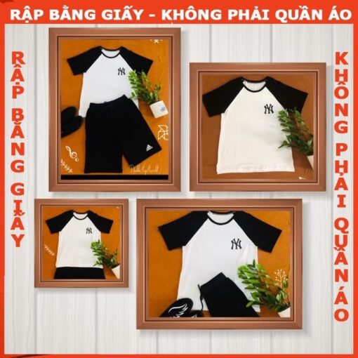 Rập giấy A0áo thun cổ tròn tay raplang mã B39