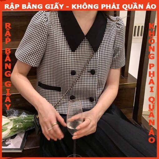 Rập giấy A0 mã 1612 - áo kiểu có HD may