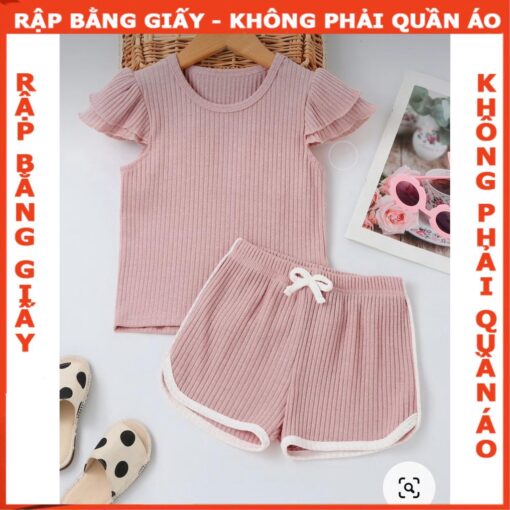 Rập giấy A0 may bộ bé mã R487 - Hình ảnh 2