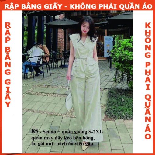 Rập giấy A0 mã 85 - bộ suông