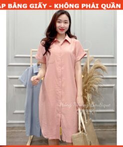 Rập giấy A0 may đầm sơ mi mã 1666