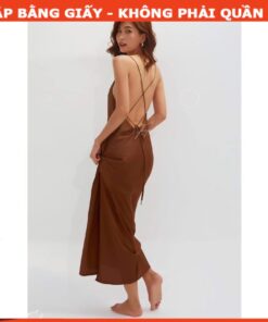 Rập giấy A0 mã 1424 - đầm dây hở lưng