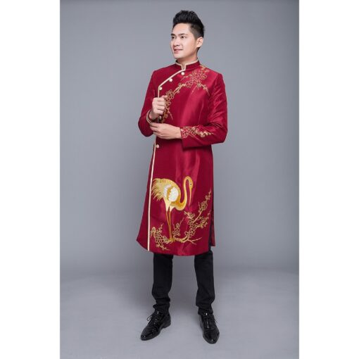 Rập giấy A0 mã AD44 - áo dài nam - Hình ảnh 2