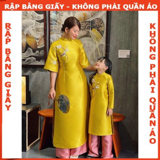 Rập giấy A0 mã AD42 - áo dài tay loe dáng ôm cho mẹ