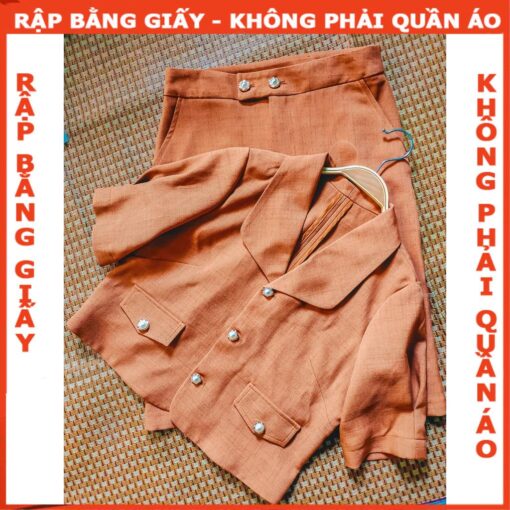 Rập giấy A0 set áo cổ én mã 1389 - Hình ảnh 6