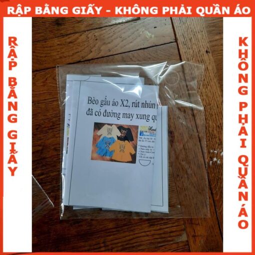 Rập giấy A0 mã 1335 chân váy A lưng thun - Hình ảnh 4