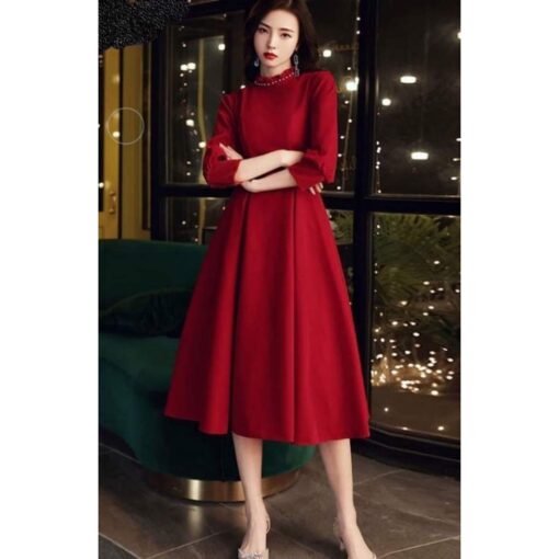 Rập giấy A0 mã 1493 - đầm xòe - Hình ảnh 2