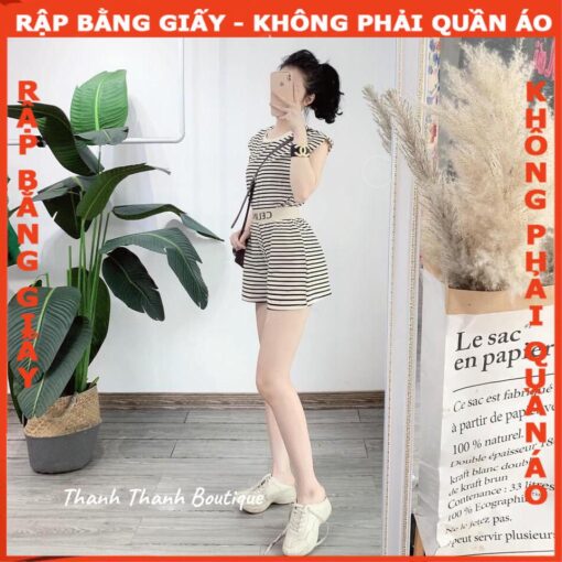 Rập giấy A0 mã 1273 -bộ thun tay liền