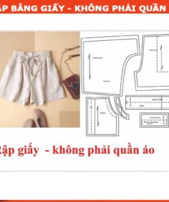 Rập giấy A0 may quần short mã 95