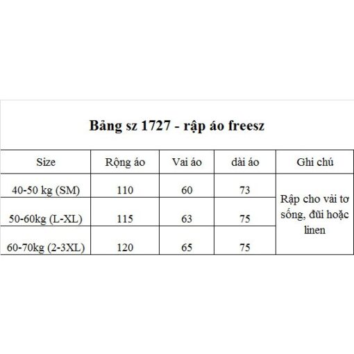 Rập giấy A0 áo khoác nữ mã 1727 - Hình ảnh 6