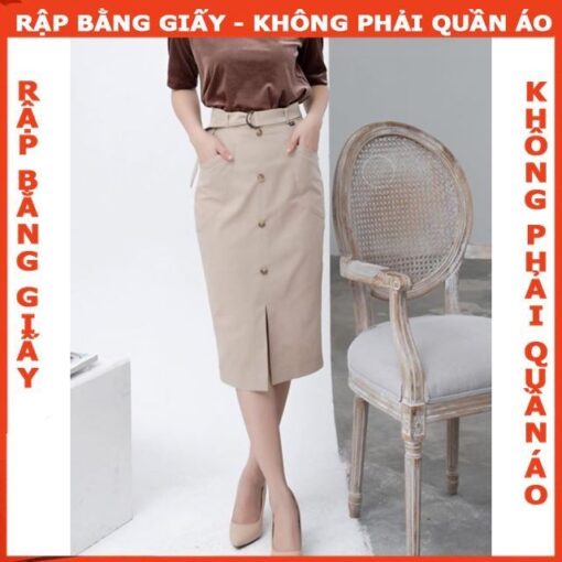 Rập giấy A0 mã 932 - chân váy suông