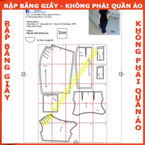 Rập đầm đen trễ vai mã 1135- - Hình ảnh 2