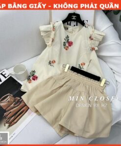 Rập giấy A0 mã 243 - bộ mặc nhà cánh tiên