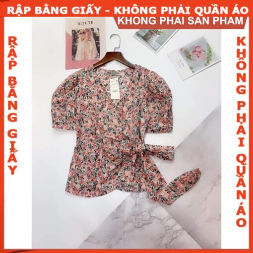 Rập giấy A0 áo tay phồng mã 985 - Hình ảnh 4