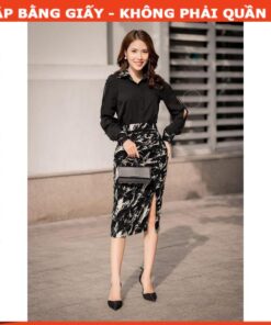 Rập giấy A0 set chân váy và áo sơ mi mã 1227