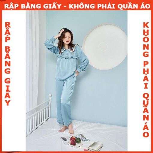 Rập giấy A0 mã 1580 - rập bộ dài tay - Hình ảnh 2