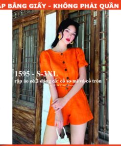 Alternative view of Rập giấy A0 bộ đùi cổ tròn mã 1595