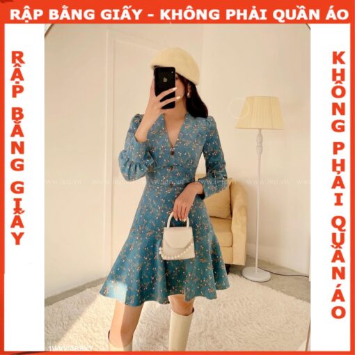 Rập giấy A0 may đầm nữ mã 1565
