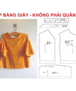 Rập giấy A0 áo kiểu mã 557