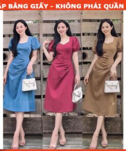 Rập giấy A0 mã 1060 - đầm cổ 5 góc