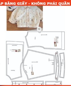 Rập giấy A0 mã  R178 - Rập áo bé