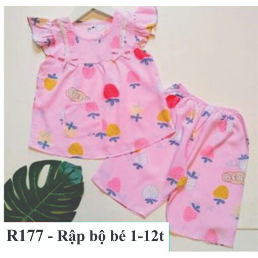 Rập giấy A0 mã R177 - Rập bộ cho bé - Hình ảnh 2