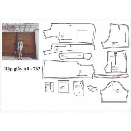 Rập mã 762- Rập bộ vest ngắn - Hình ảnh 2