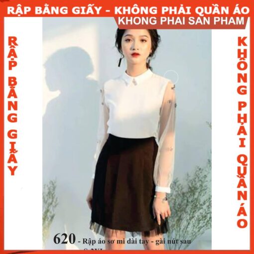 Rập  áo sơ mi dài tay mã 620