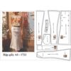 Rập giấy A0 mã 1722 - chân váy mã
