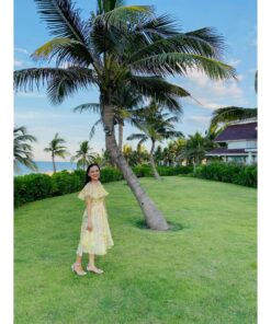 Alternative view of Rập giấy A0 mã 739 - đầm xòe trễ vai