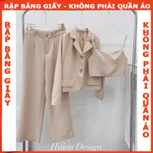 Rập  set bộ vest 1 lớp mã 1639 ( râp áo + rập quần) - Hình ảnh 2