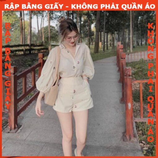 Rập giấy A0 bộ sơ mi mã 160 - Hình ảnh 3