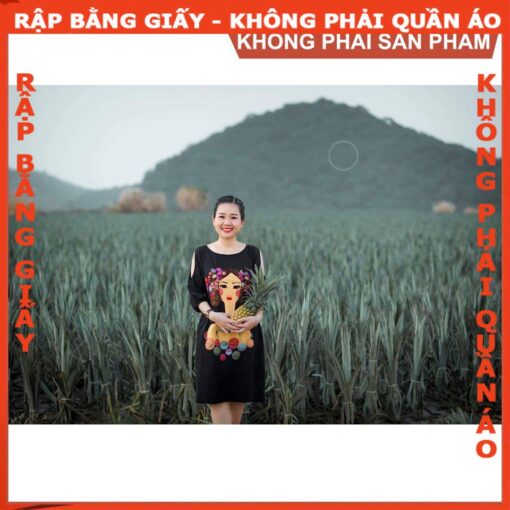 Rập giấy A0 mã 569 - đầm suông tay phồng - Hình ảnh 4