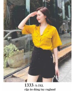 Alternative view of Rập giấy A0 mã 1333 - áo danton tay ragland