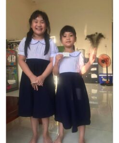 Alternative view of Rập giấy A0 mã R403 - đầm cổ sen