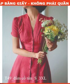 Rập giấy A0 đầm kiểu nữ mã T49