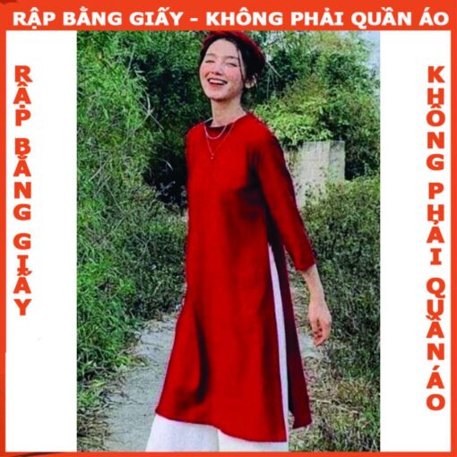 Rập giấy A0 bộ áo dài dáng suông mã AD15 - Hình ảnh 2