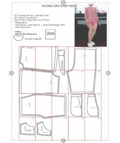 Alternative view of Rập giấy A0 mã 872 - bộ lửng cánh tiên