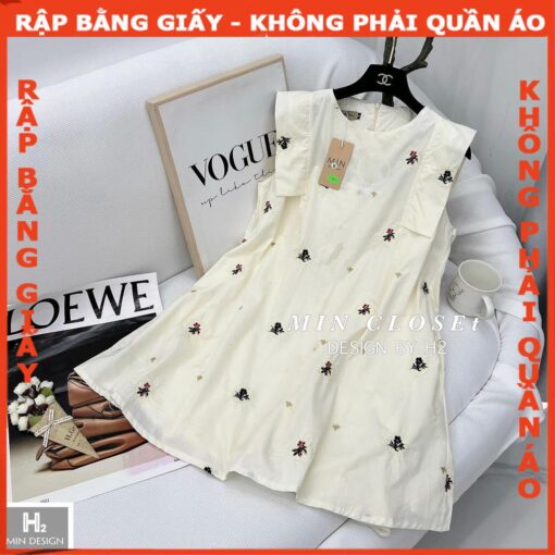 Rập giấy A0 mã 245 - đầm A xòe - Hình ảnh 4