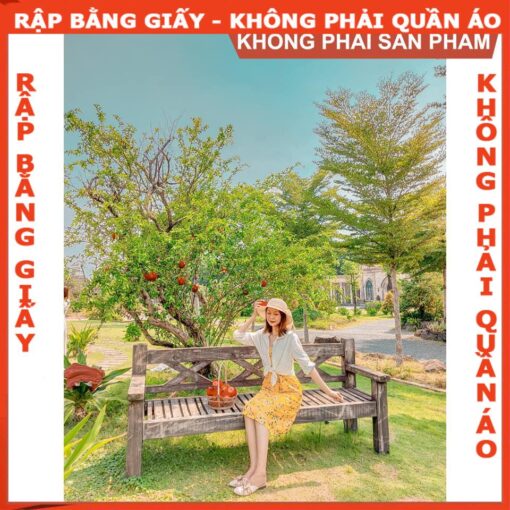 Rập giấy A0 mã 979 - đầm dây - Hình ảnh 4