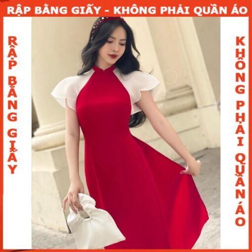Rập giấy A0 may áo dài mã AD12 - Hình ảnh 5