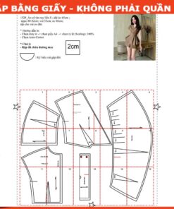 Alternative view of Rập giấy A0 may áo nữ mã 1529
